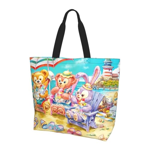 ショッピングバッグ　ダッフィー　シェリーメイ　ジェラトーニ　ステラルー　12点 ダッフィー＆フレンズ ショッピング バッグ Lサイズ 大きい